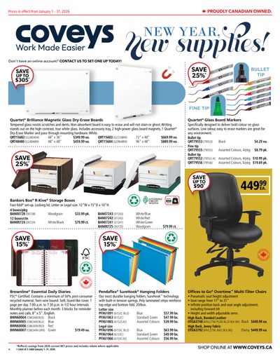 Covey Basics Flyer January 1 to 31