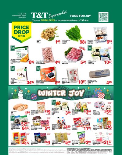 T&T Supermarket (London & Waterloo) Flyer January 2 to 8