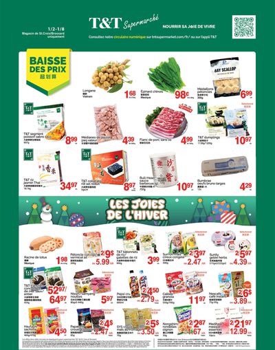 T&T Supermarket (QC) Flyer January 2 to 8