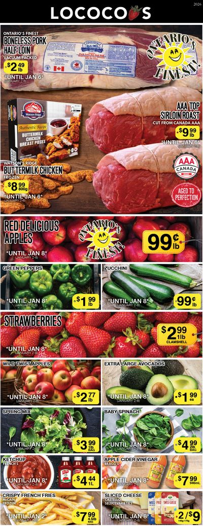 Lococo's Flyer January 2 to 8