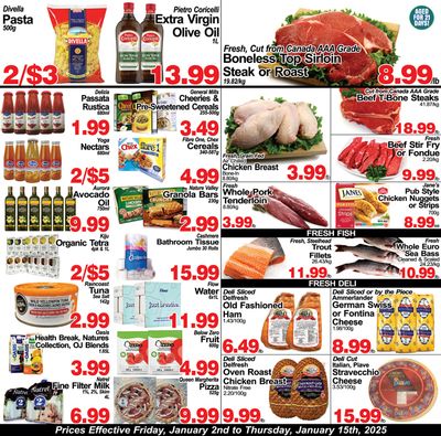 Greco's Fresh Market Flyer January 2 to 15