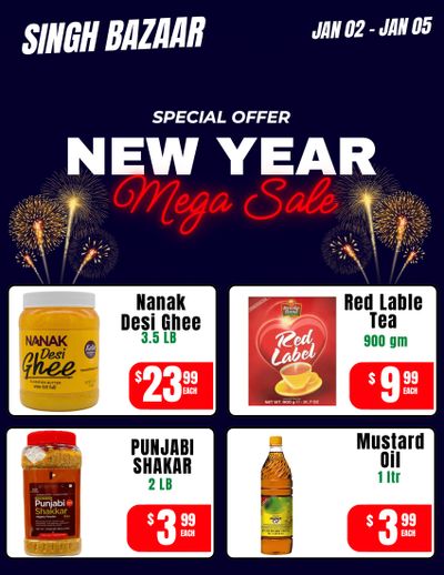 Singh Bazaar Flyer January 2 to 5