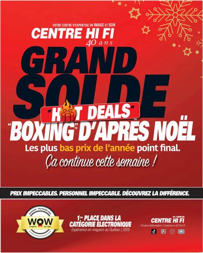 Centre Hi-Fi Flyer January 2 to 8