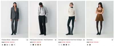 Aritzia Canada Winter Sale 30-50% off