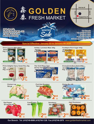 Golden Fresh Market Flyer January 2 to 8