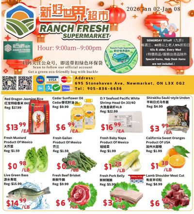 Ranch Fresh Supermarket Flyer January 2 to 8