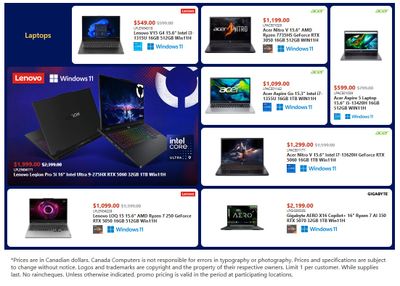 Canada Computers Flyer January 2 to 8