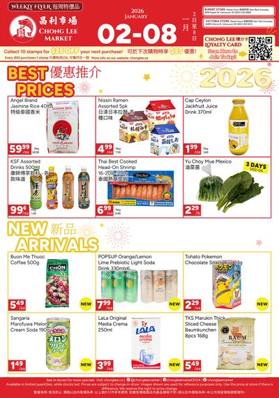 Chong Lee Market Flyer January 2 to 8