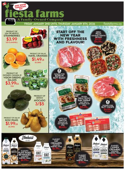 Fiesta Farms Flyer January 2 to 8