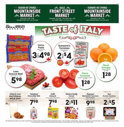 AG Foods Flyer January 2 to 8