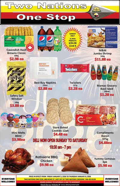 Two Nations One Stop Flyer January 2 to 8