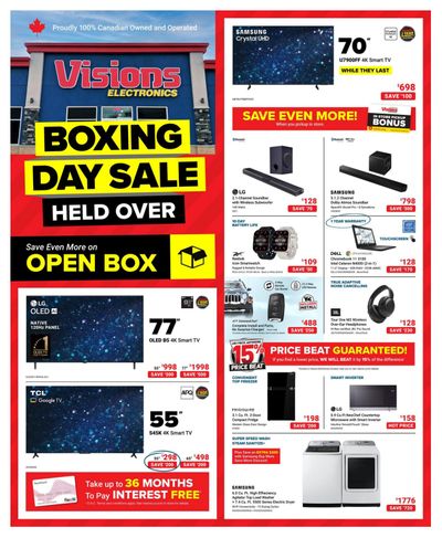 Visions Electronics Flyer January 2 to 8