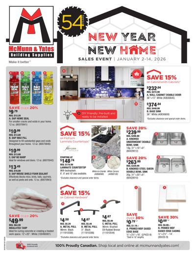McMunn & Yates Building Supplies Flyer January 2 to 14