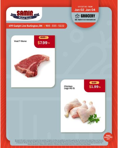 Samir Supermarket Flyer January 2 to 4
