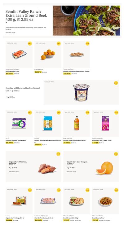 Whole Foods Market (West) Flyer January 2 to 6