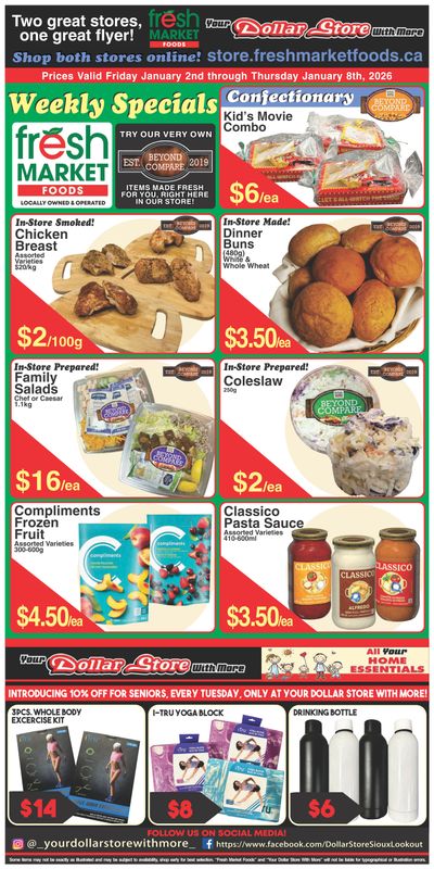 Fresh Market Foods Flyer January 2 to 8