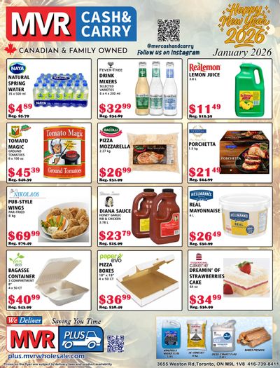 MVR Cash and Carry Flyer January 1 to 31