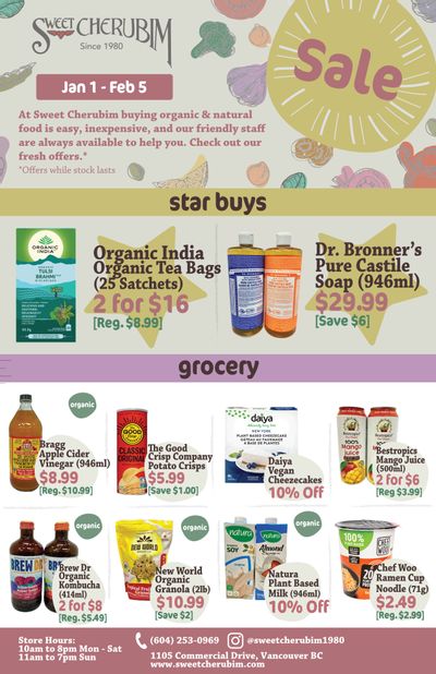 Sweet Cherubim Flyer January 1 to February 5