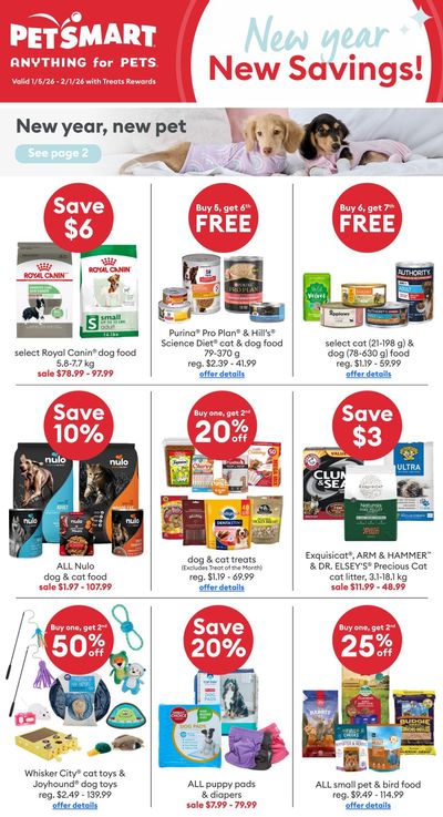 PetSmart Flyer January 5 to February 1