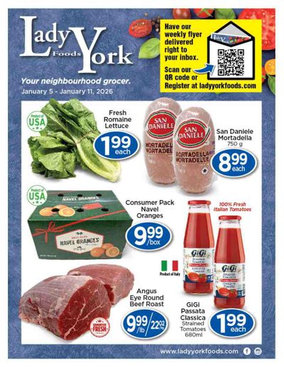 Lady York Foods Flyer January 5 to 11