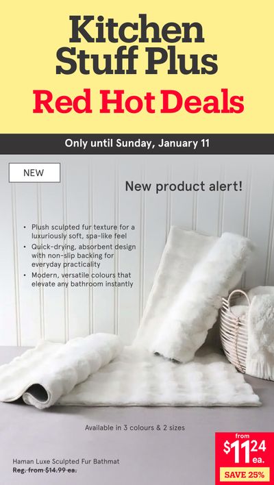 Kitchen Stuff Plus Red Hot Deals Flyer January 5 to 11