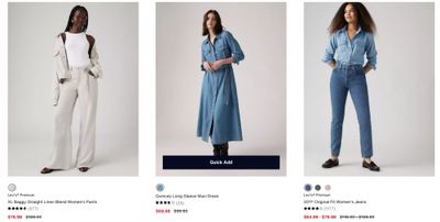 Levis’ Canada: End of Season Sale up to 40% off