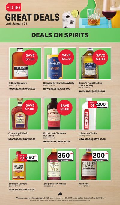 LCBO Flyer January 5 to 31