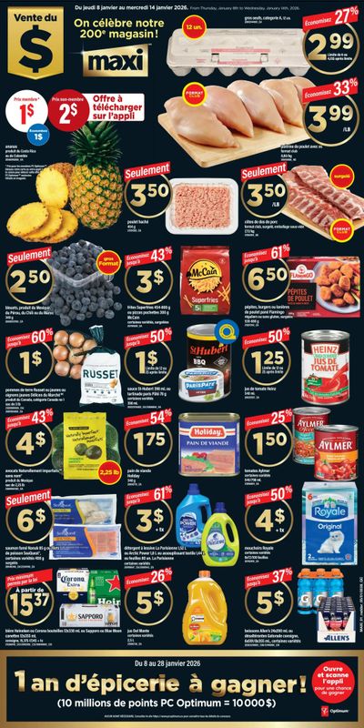 Maxi Flyer January 8 to 14