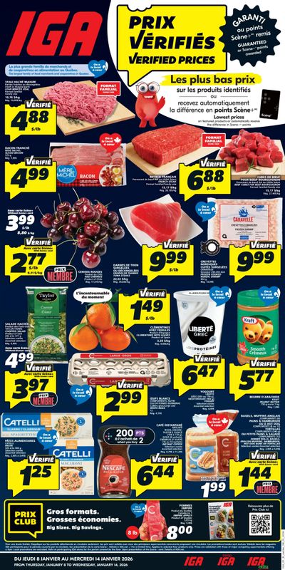 IGA (QC) Flyer January 8 to 14