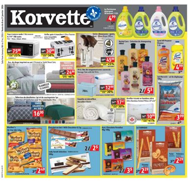 Korvette Flyer January 8 to 21