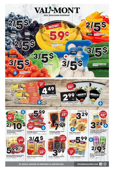 Val-Mont Flyer January 8 to 14