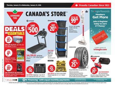 Canadian Tire (Atlantic) Flyer January 8 to 14