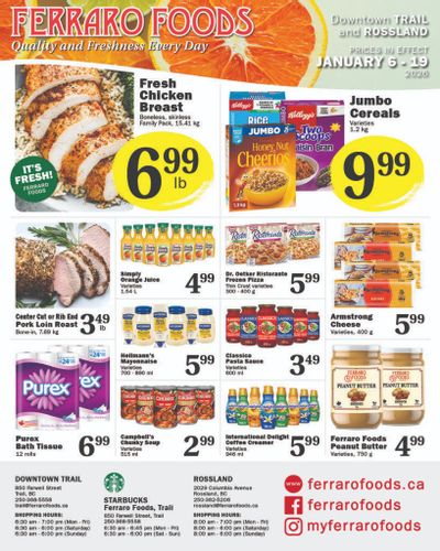 Ferraro Foods Bi-Weekly Flyer January 6 to 19