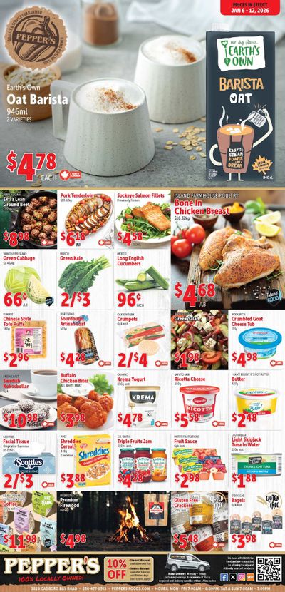 Pepper's Foods Flyer January 6 to 12