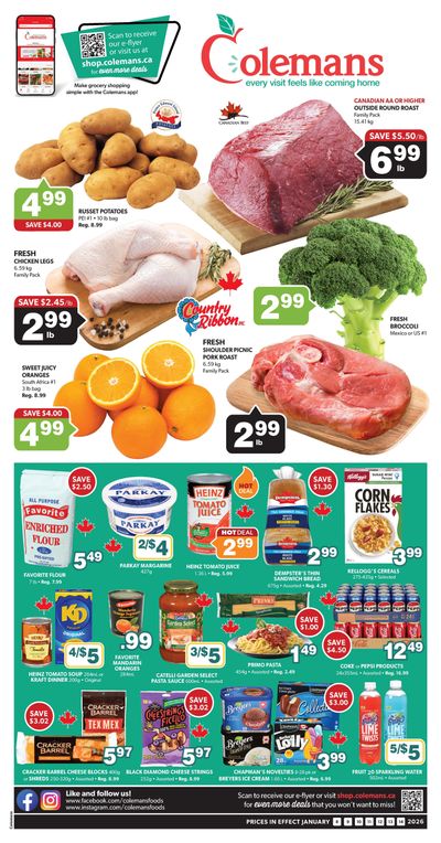 Coleman's Flyer January 8 to 14