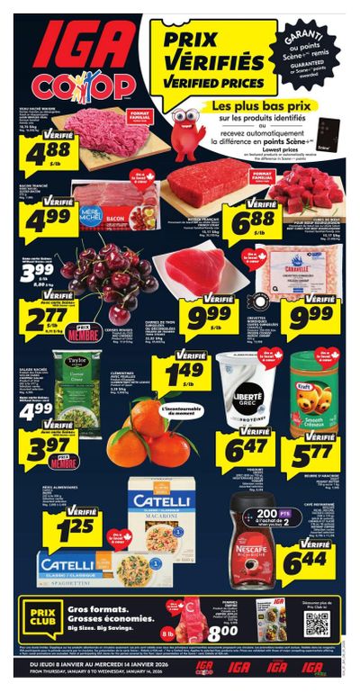 IGA (NB) Flyer January 8 to 14