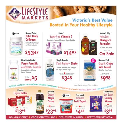 Lifestyle Markets Flyer January 7 to 25