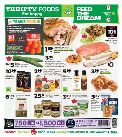 Thrifty Foods Flyer January 8 to 14