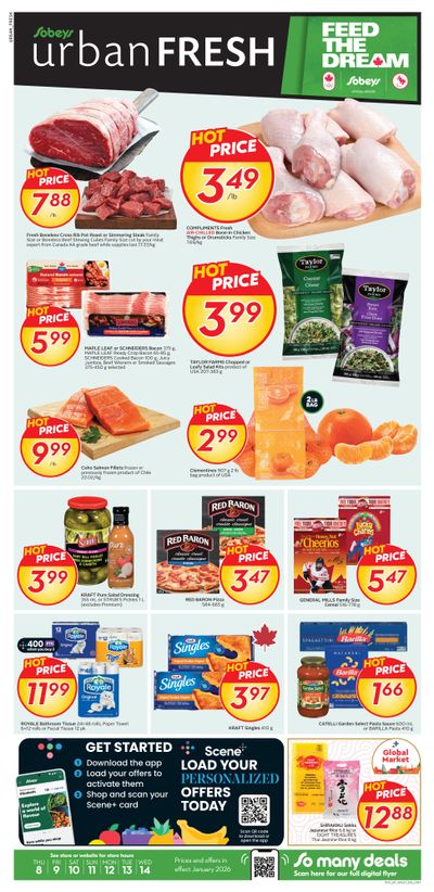 Sobeys Urban Fresh Flyer January 8 to 14
