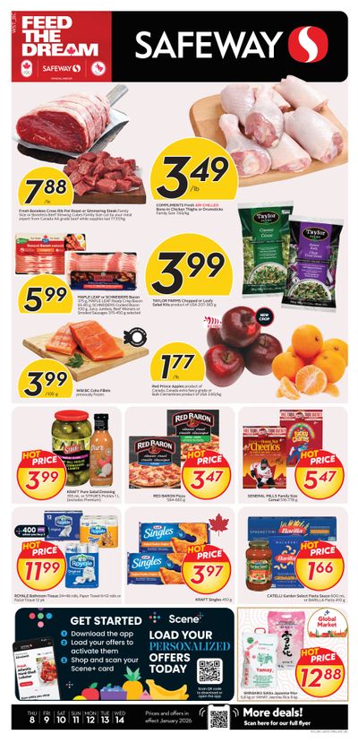 Safeway (BC) Flyer January 8 to 14