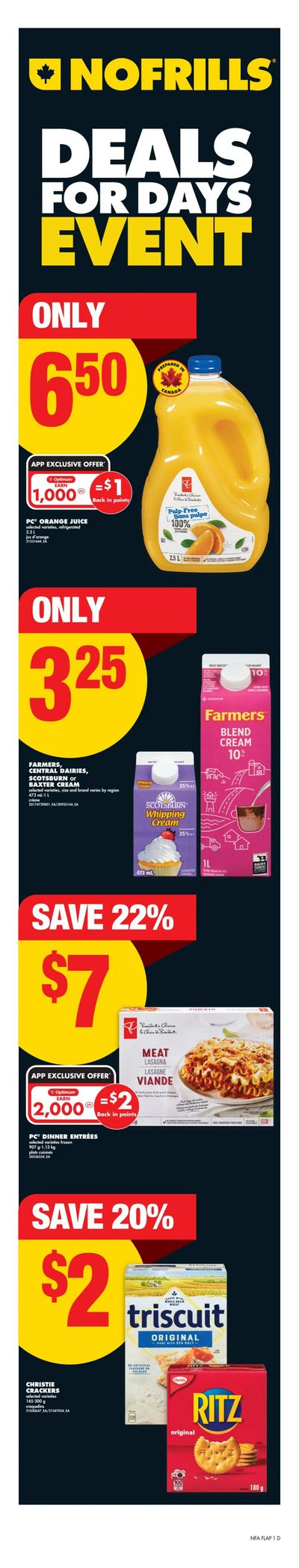 No Frills (Atlantic) Flyer January 8 to 14