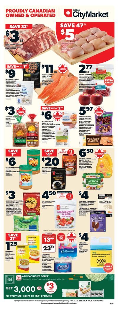 Loblaws City Market (ON) Flyer January 8 to 14