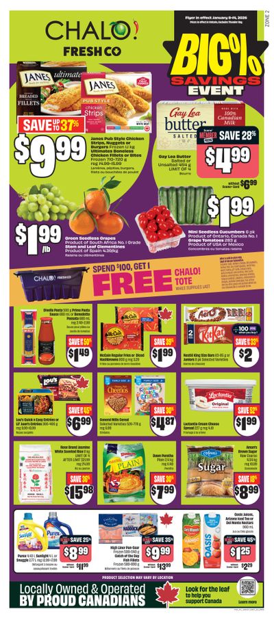 Chalo! FreshCo (ON) Flyer January 8 to 14