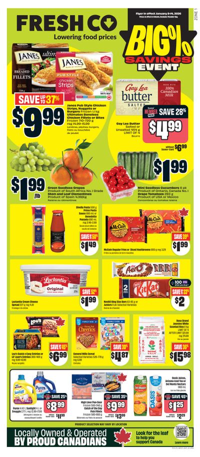 FreshCo (ON) Flyer January 8 to 14