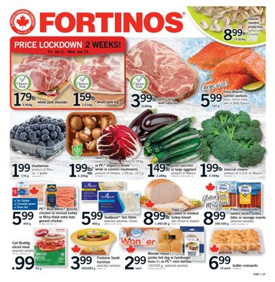 Fortinos Flyer January 8 to 14
