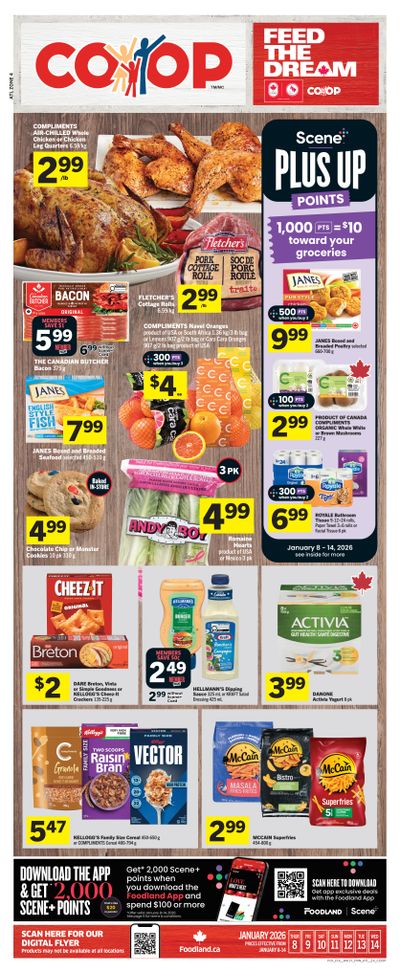 Foodland Co-op Flyer January 8 to 14