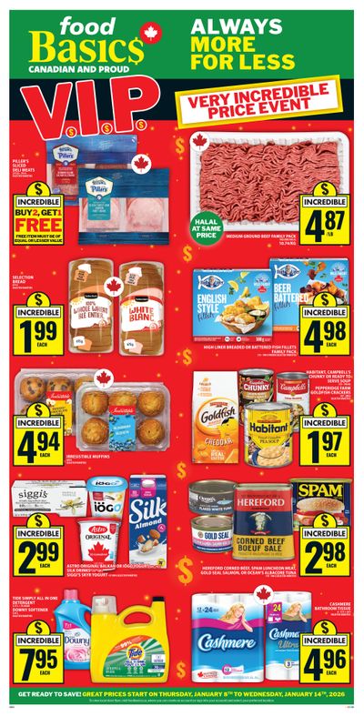 Food Basics Flyer January 8 to 14