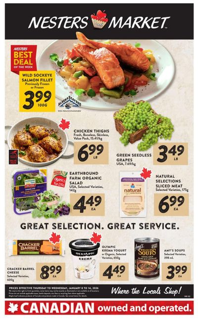 Nesters Market Flyer January 8 to 14
