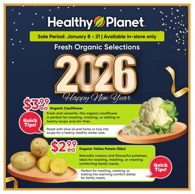 Healthy Planet Flyer January 8 to 21