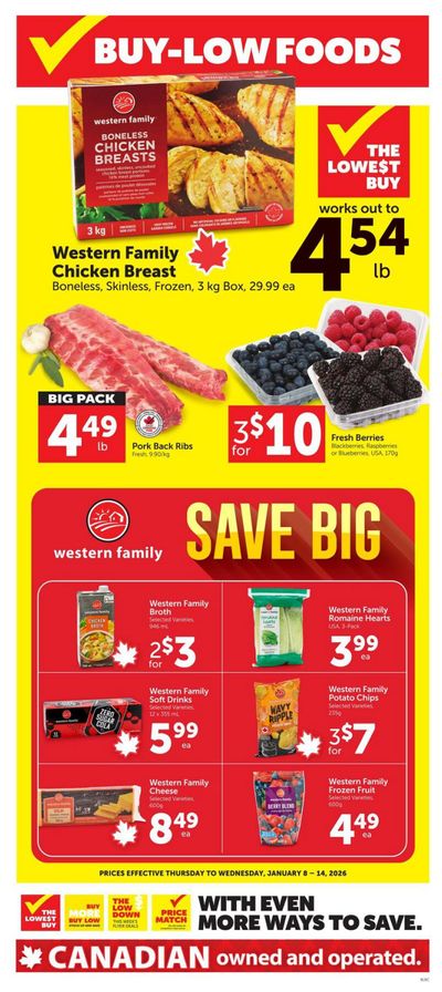 Buy-Low Foods Flyer January 8 to 14